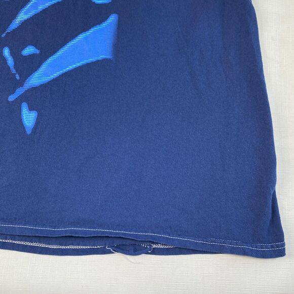 Vintage Nine Inch Nails OFFICIAL Pretty Hate Machine Blue T-Shirt! 90s XXXL 3XL - Picture 9 of 16